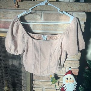 nude, cropped shirt, from tjmaxx